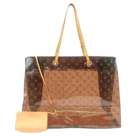 small clear louis vuitton bag|translucent louis vuitton bag.